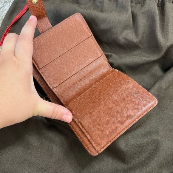 LV Louis Vuitton Bi Fold Monogram Compact Snap Wallet Unisex - Picture 6 of 14